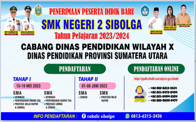 PELAKSANAAN PENERIMAAN PESERTA DIDIK BARU SEKOLAH MENENGAH KEJURUAN, SEKOLAH MENENGAH ATAS, DAN SATUAN PENDIDIKAN KHUSUS PROVINSI SUMATERA UTARA TAHUN PELAJARAN 2023/2024